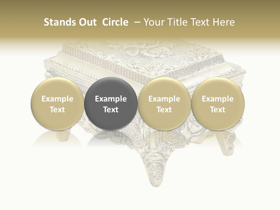 Clipping Play Brooch PowerPoint Template