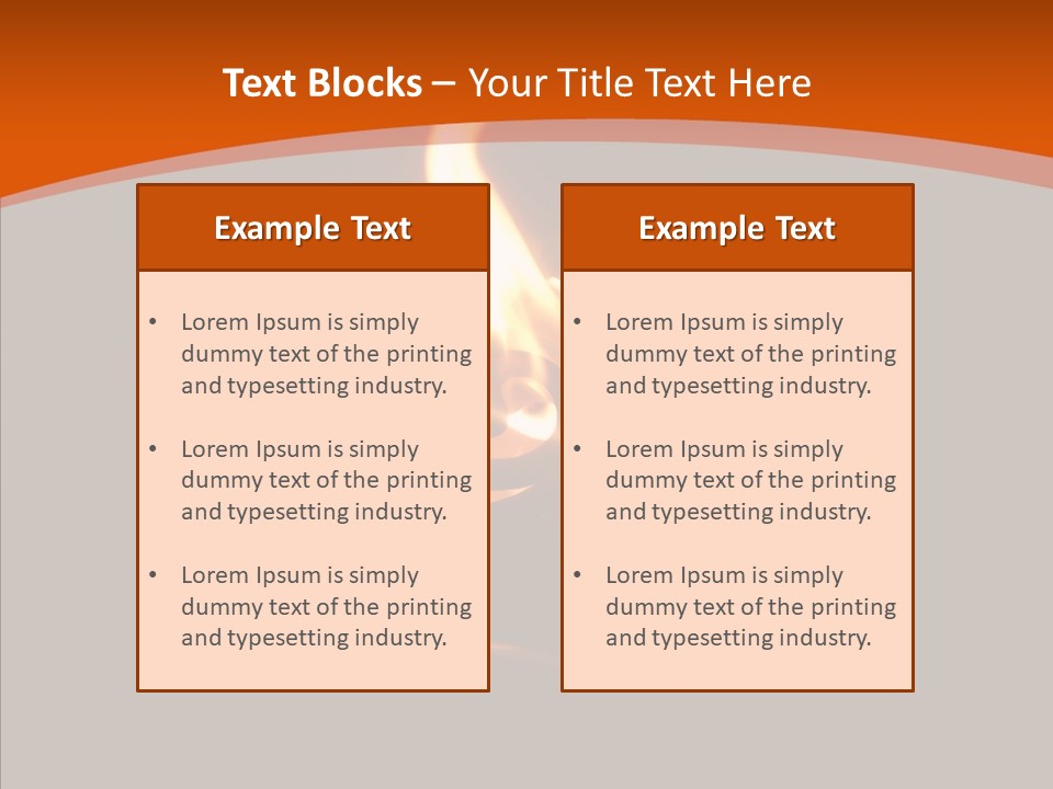 Room Corporation Writing PowerPoint Template