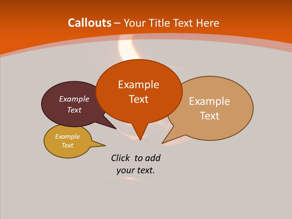 Room Corporation Writing PowerPoint Template