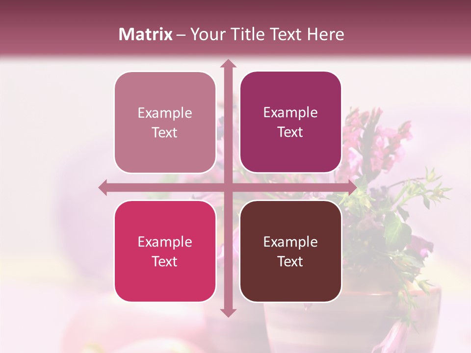 Flower Holiday Decorative PowerPoint Template