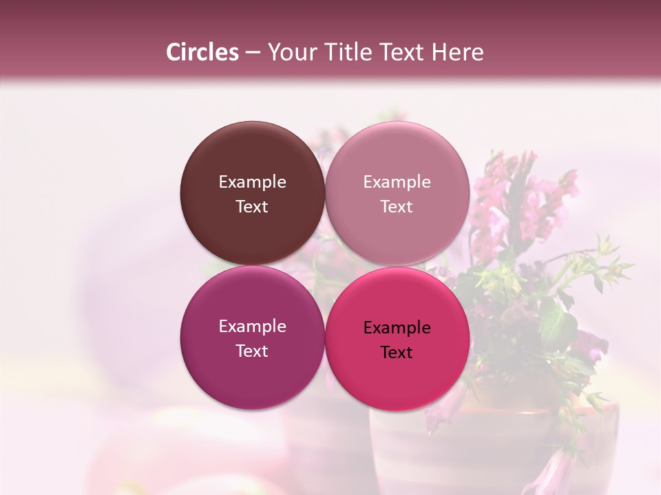 Flower Holiday Decorative PowerPoint Template