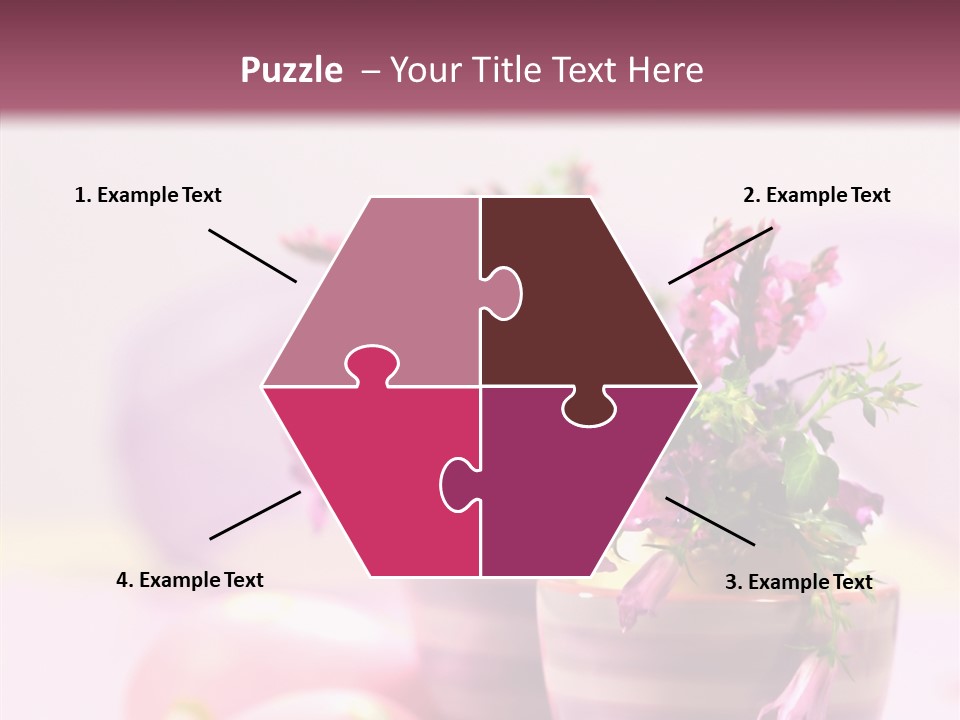 Flower Holiday Decorative PowerPoint Template