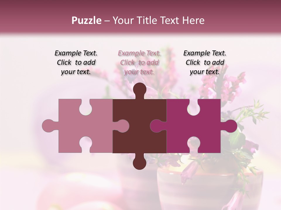 Flower Holiday Decorative PowerPoint Template