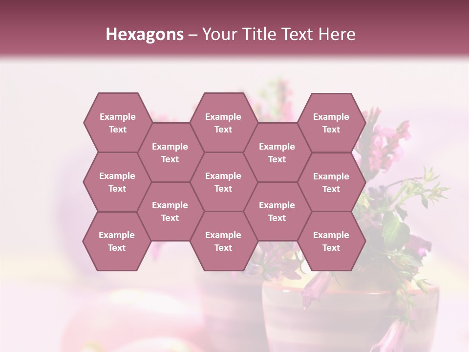 Flower Holiday Decorative PowerPoint Template