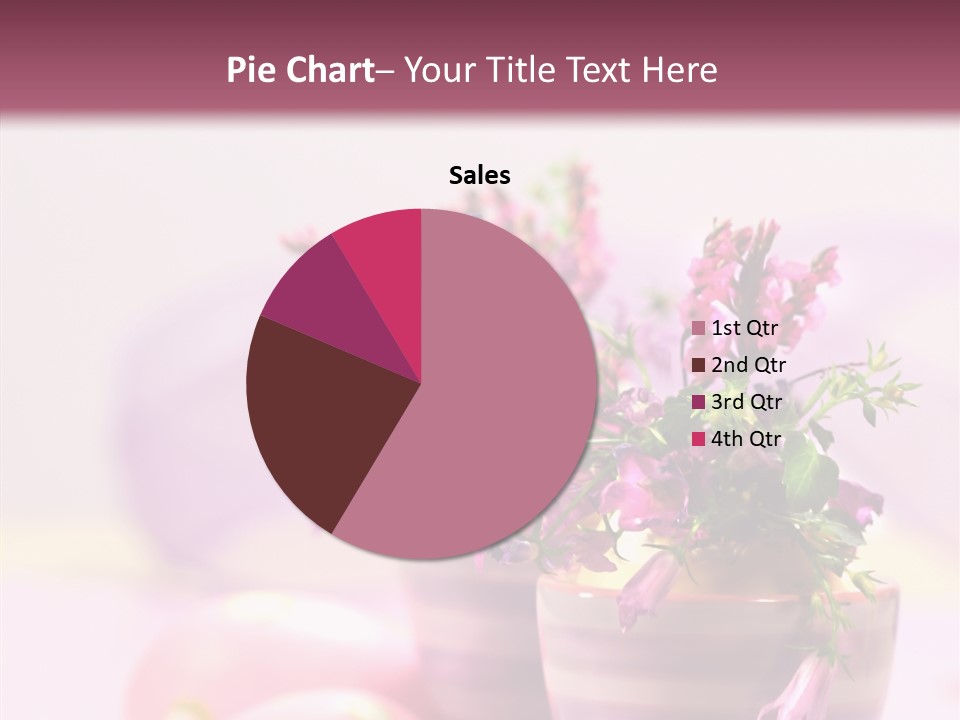 Flower Holiday Decorative PowerPoint Template