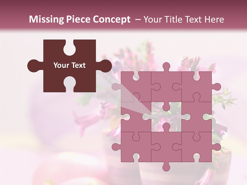 Flower Holiday Decorative PowerPoint Template