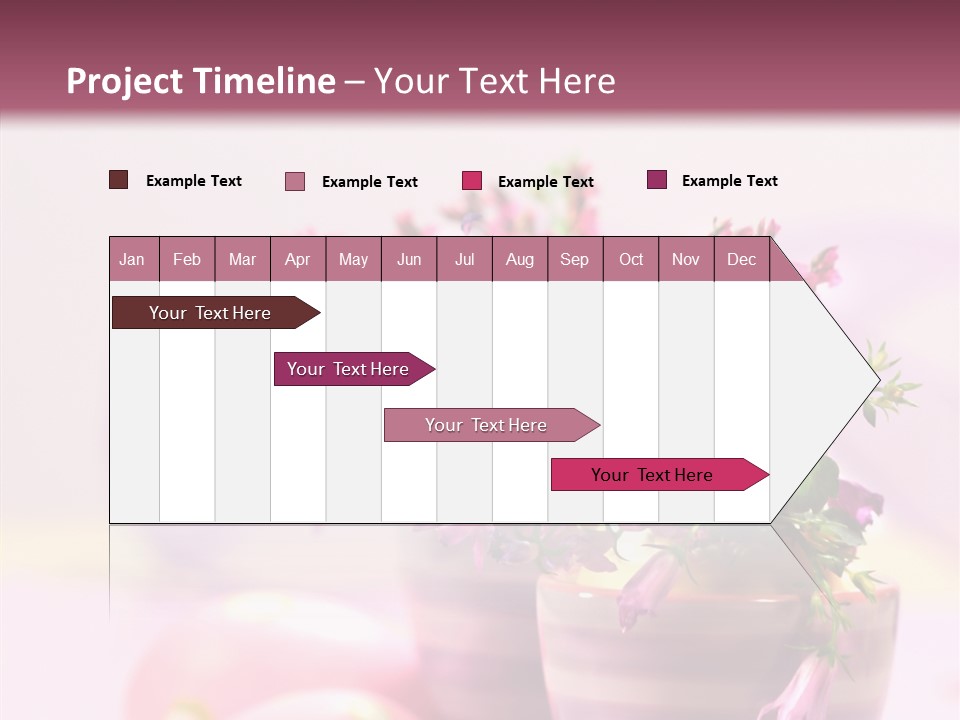 Flower Holiday Decorative PowerPoint Template