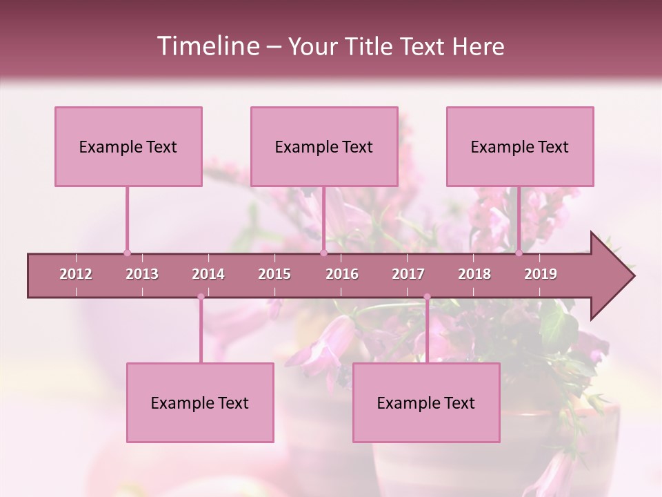 Flower Holiday Decorative PowerPoint Template