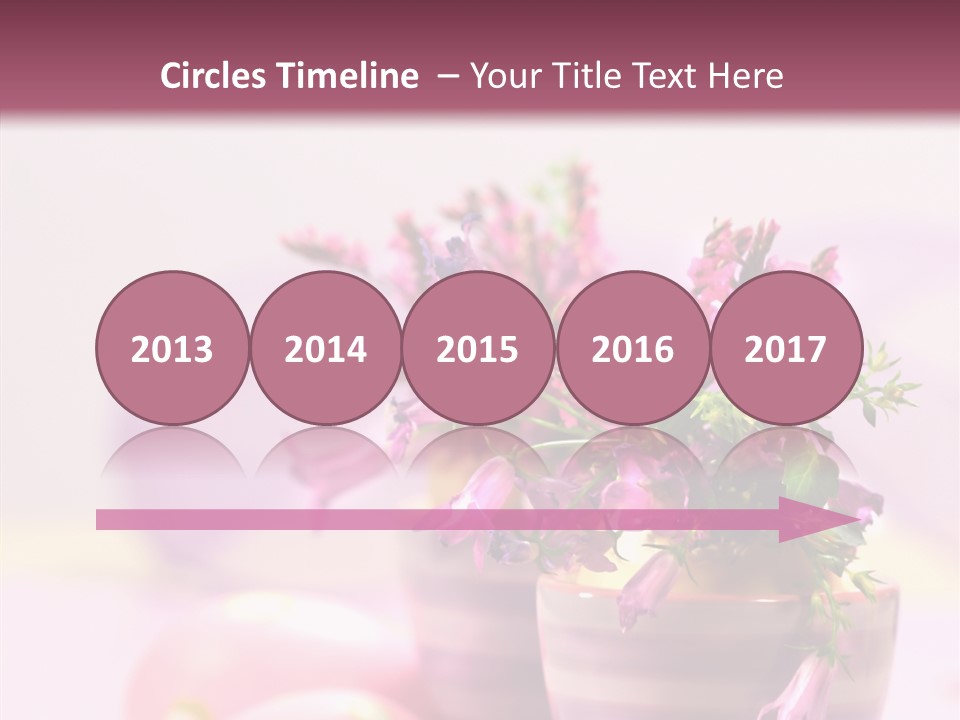 Flower Holiday Decorative PowerPoint Template