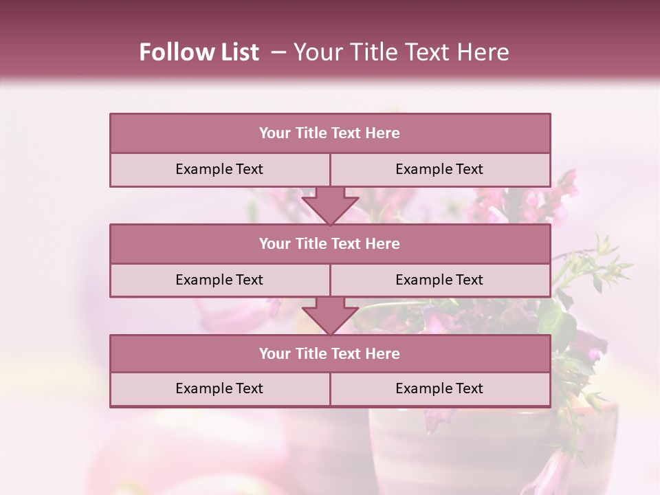 Flower Holiday Decorative PowerPoint Template