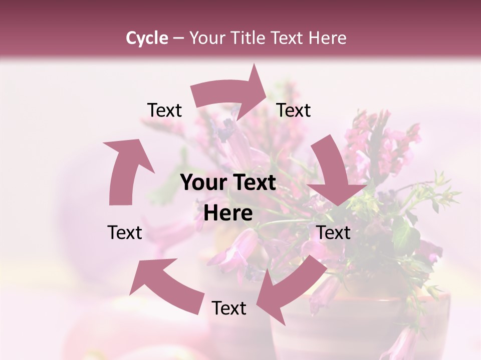 Flower Holiday Decorative PowerPoint Template