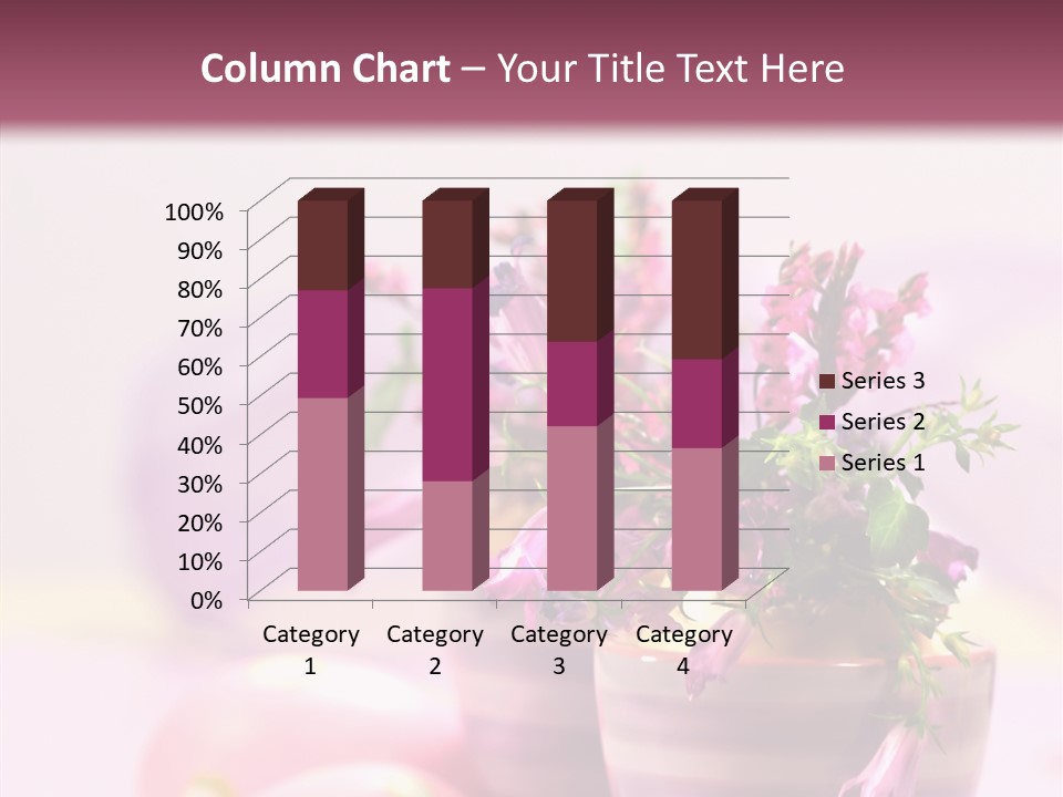 Flower Holiday Decorative PowerPoint Template