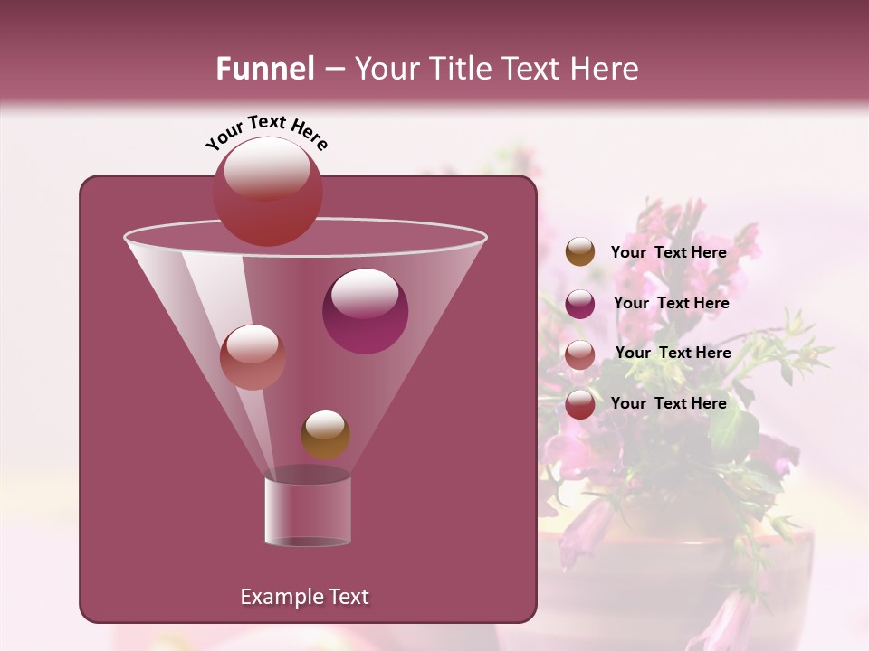 Flower Holiday Decorative PowerPoint Template