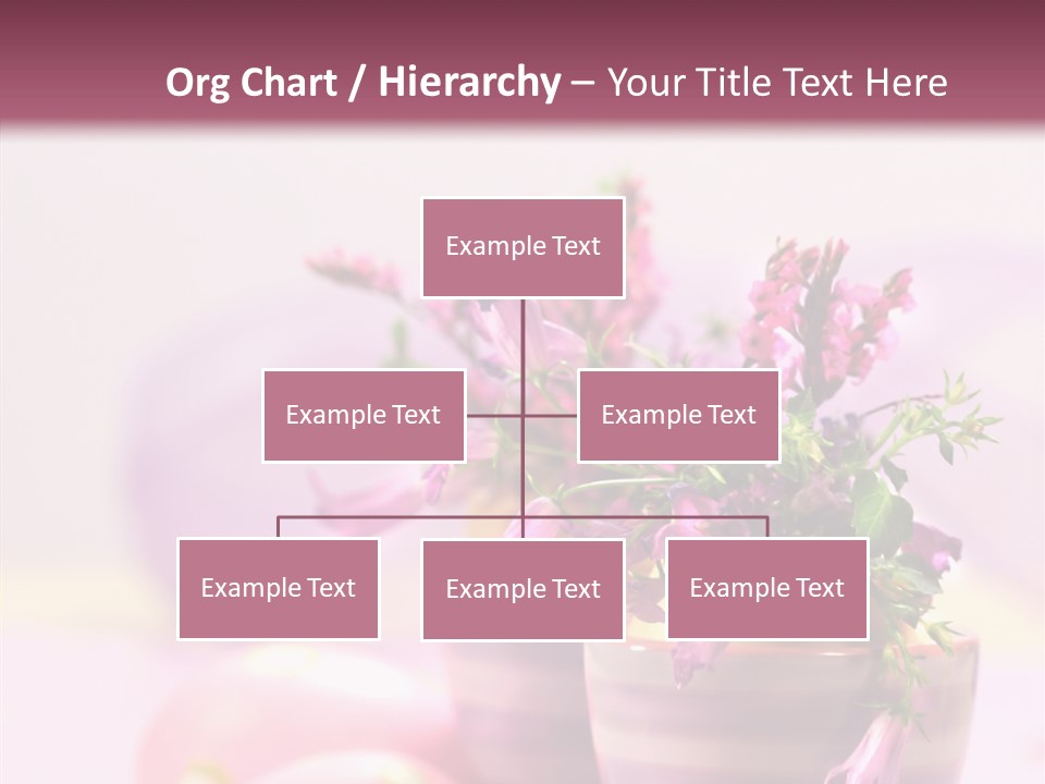 Flower Holiday Decorative PowerPoint Template