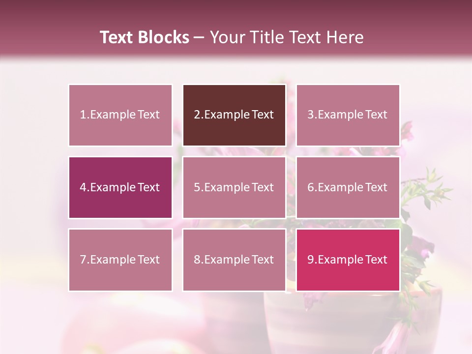 Flower Holiday Decorative PowerPoint Template