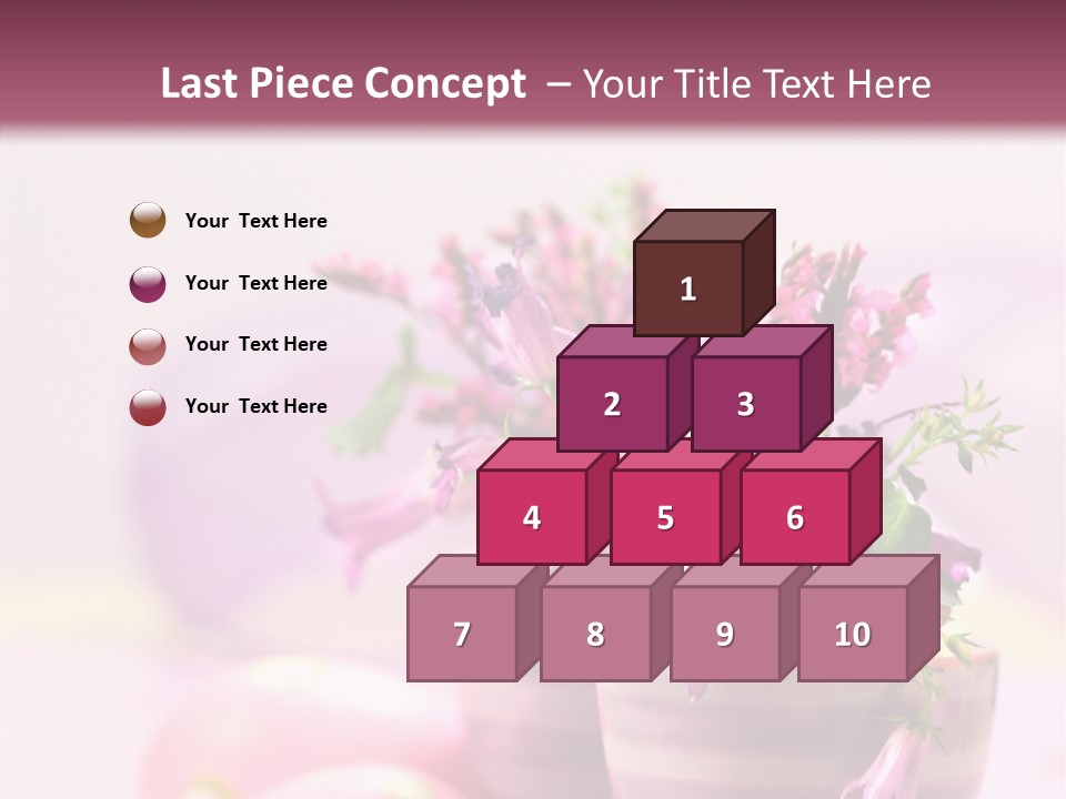 Flower Holiday Decorative PowerPoint Template