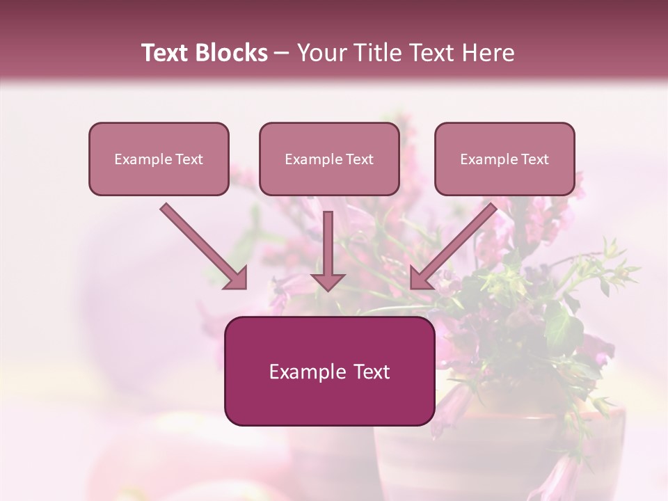 Flower Holiday Decorative PowerPoint Template