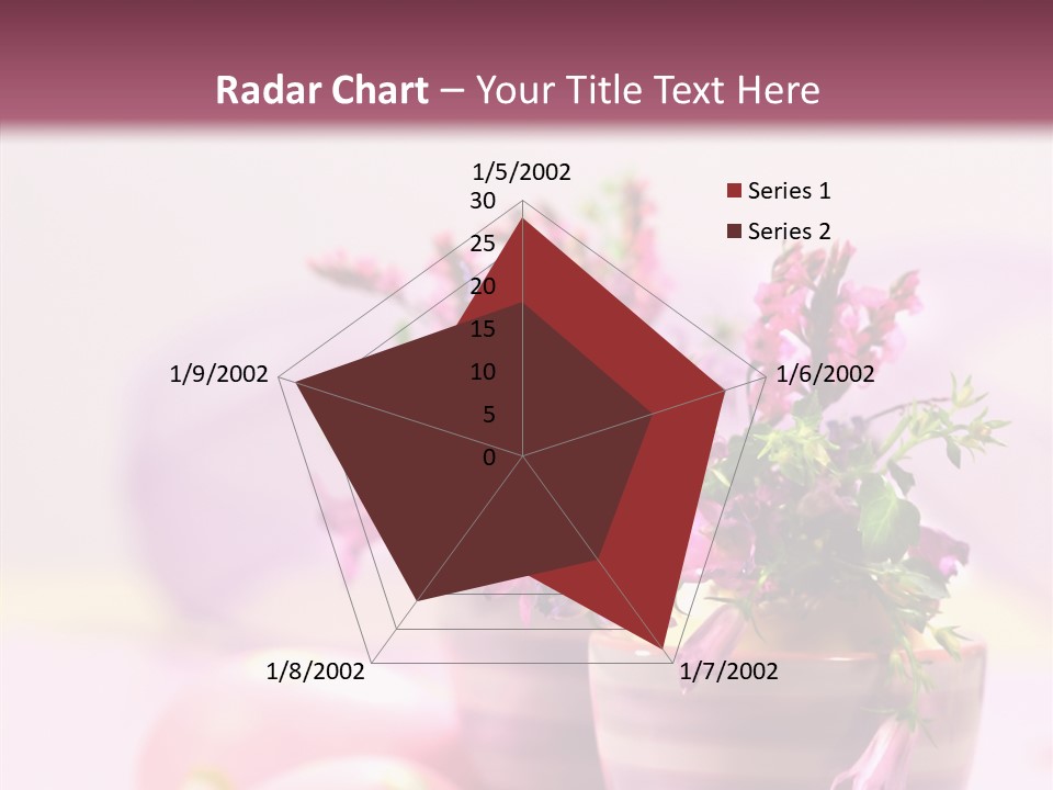 Flower Holiday Decorative PowerPoint Template