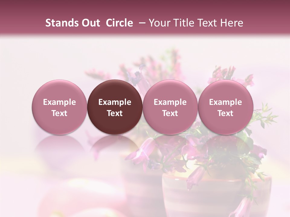 Flower Holiday Decorative PowerPoint Template