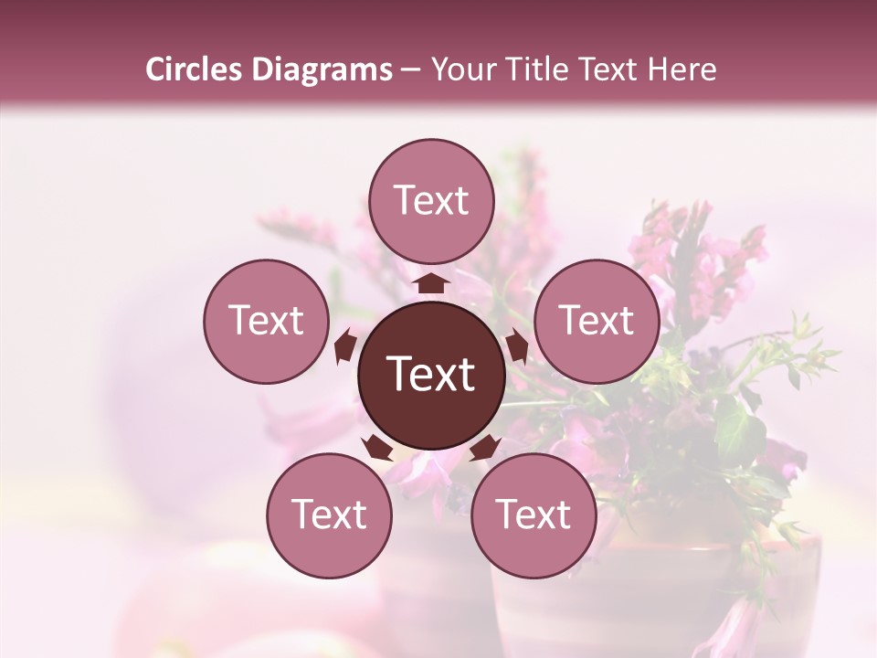 Flower Holiday Decorative PowerPoint Template