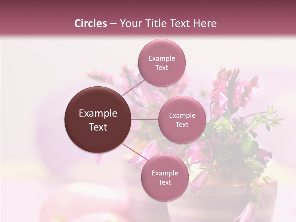 Flower Holiday Decorative PowerPoint Template