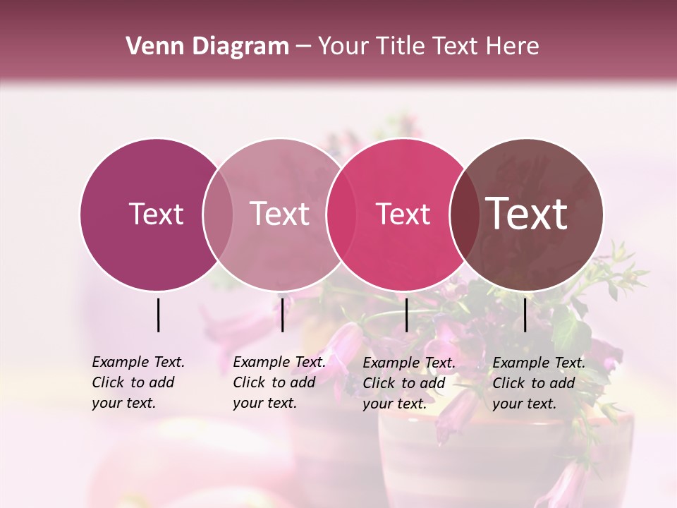 Flower Holiday Decorative PowerPoint Template