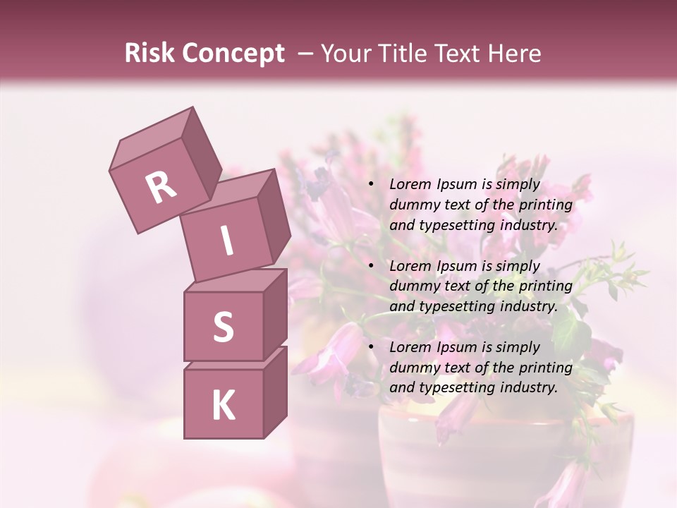 Flower Holiday Decorative PowerPoint Template