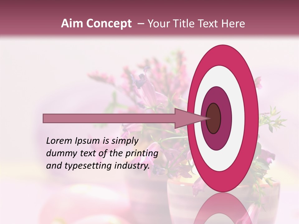 Flower Holiday Decorative PowerPoint Template