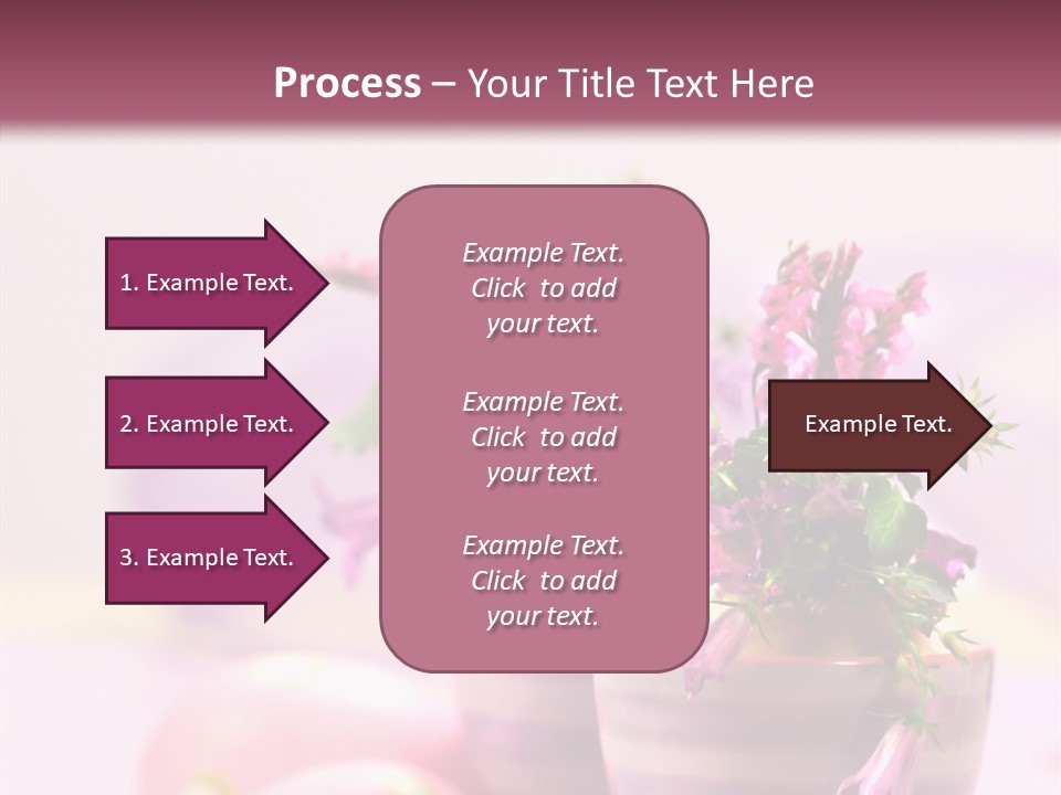 Flower Holiday Decorative PowerPoint Template