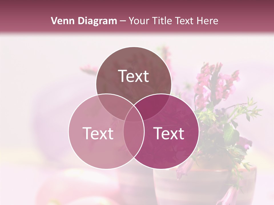 Flower Holiday Decorative PowerPoint Template