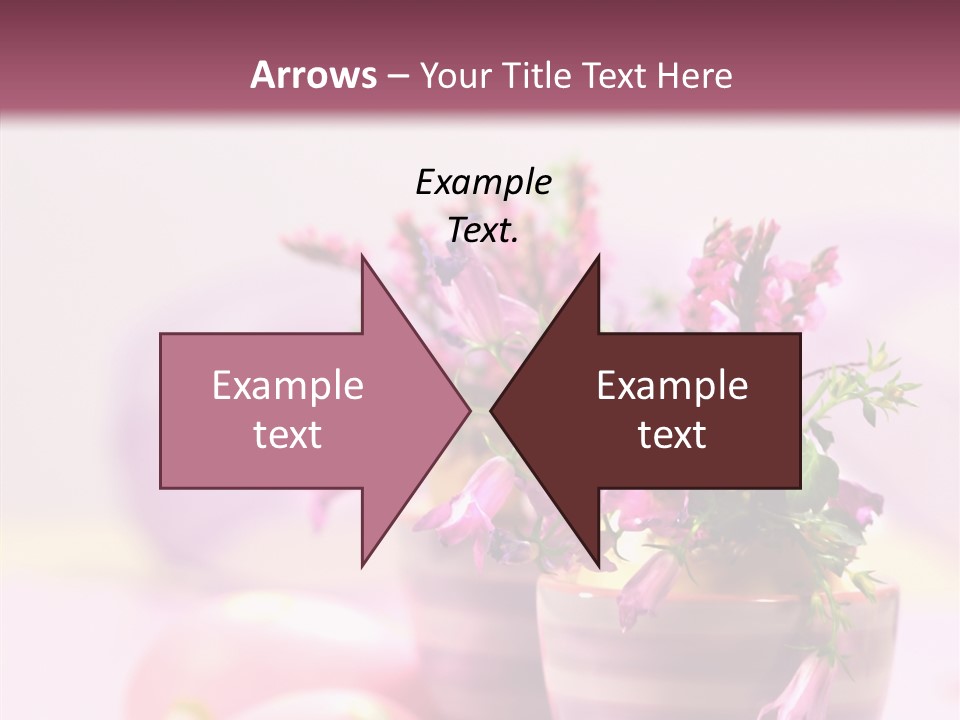 Flower Holiday Decorative PowerPoint Template