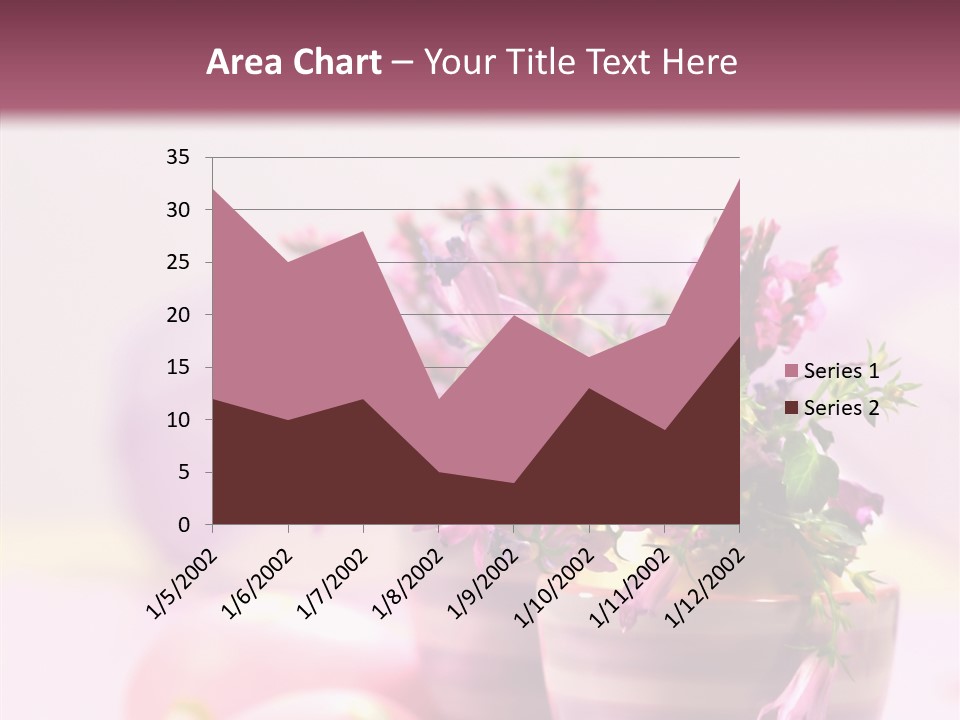 Flower Holiday Decorative PowerPoint Template