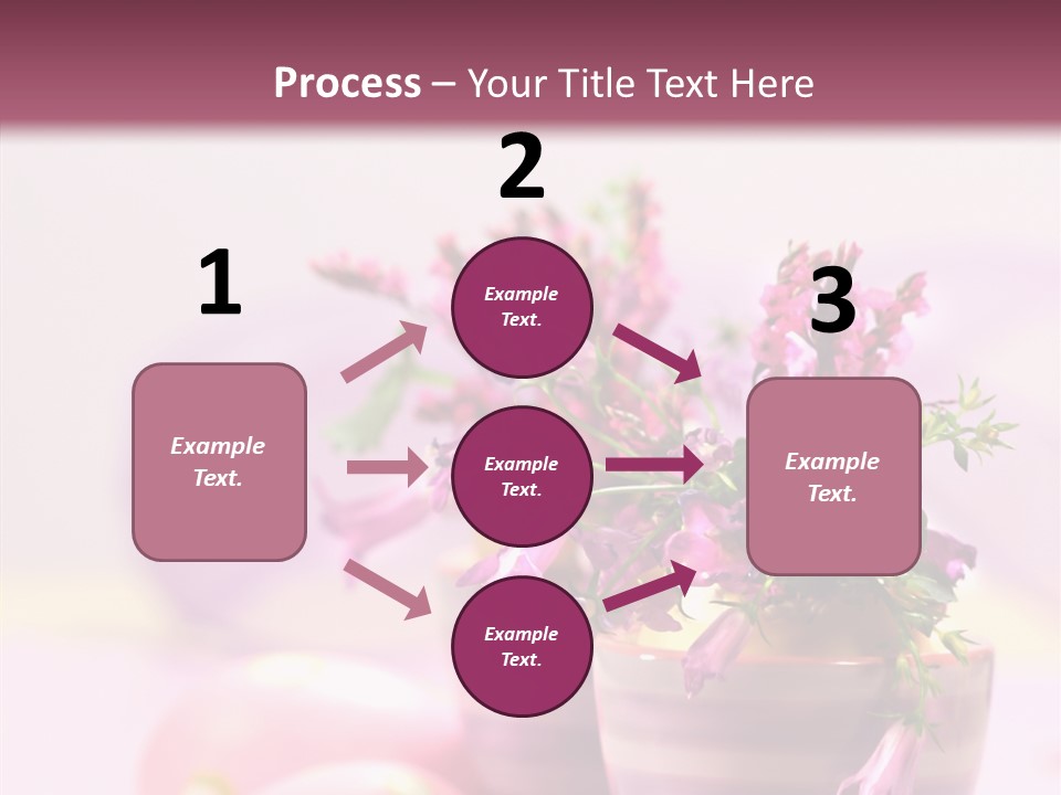 Flower Holiday Decorative PowerPoint Template