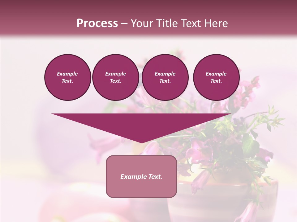 Flower Holiday Decorative PowerPoint Template