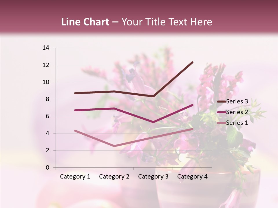 Flower Holiday Decorative PowerPoint Template