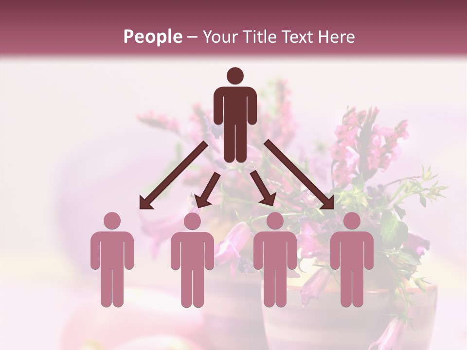 Flower Holiday Decorative PowerPoint Template