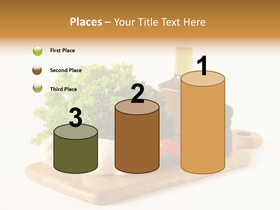 Garlic Diet Spice PowerPoint Template