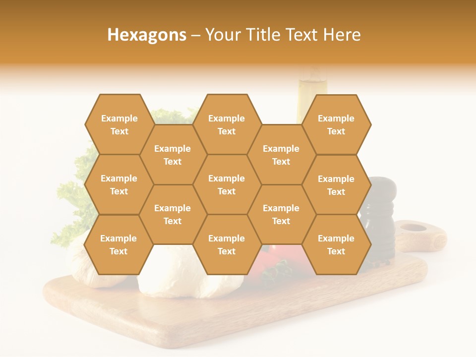 Garlic Diet Spice PowerPoint Template