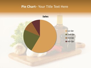 Garlic Diet Spice PowerPoint Template