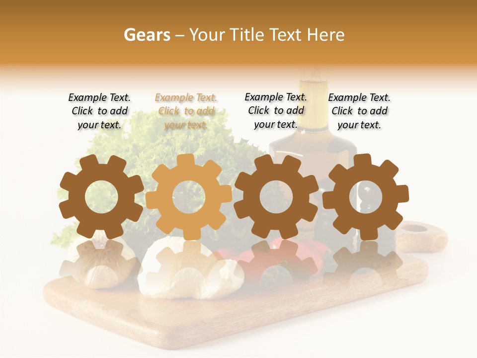 Garlic Diet Spice PowerPoint Template