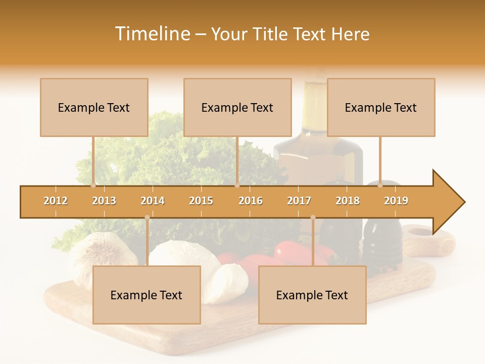 Garlic Diet Spice PowerPoint Template