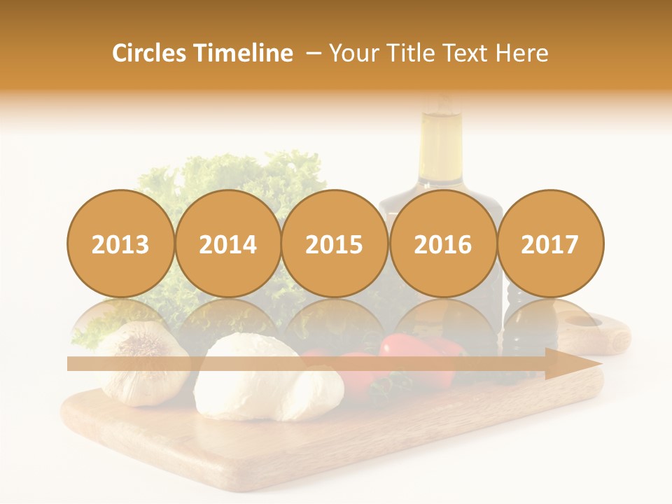 Garlic Diet Spice PowerPoint Template