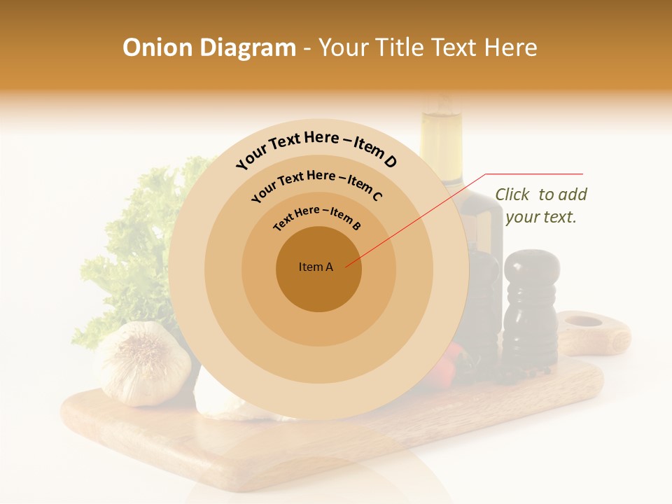 Garlic Diet Spice PowerPoint Template