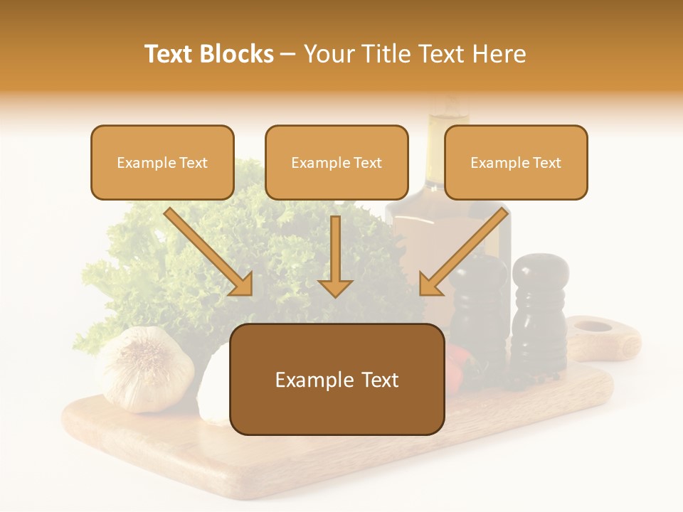 Garlic Diet Spice PowerPoint Template