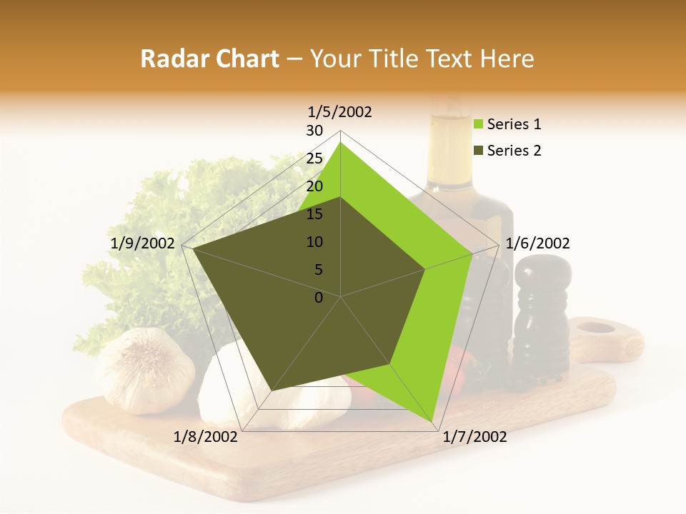 Garlic Diet Spice PowerPoint Template