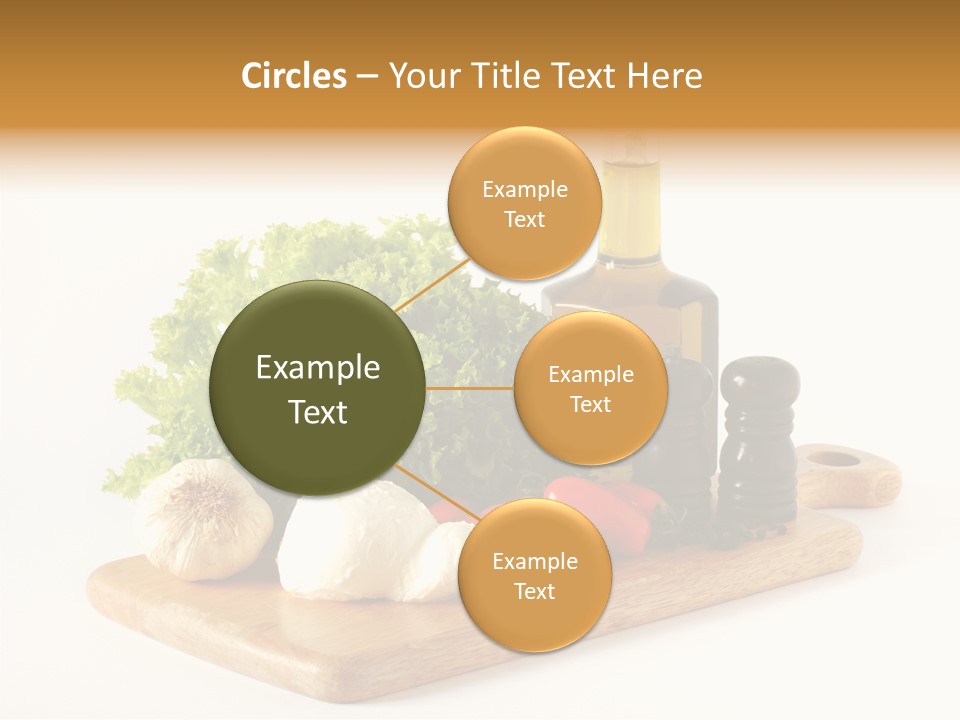 Garlic Diet Spice PowerPoint Template