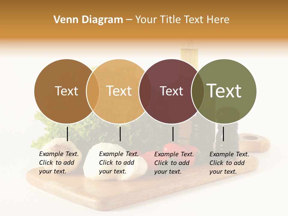 Garlic Diet Spice PowerPoint Template