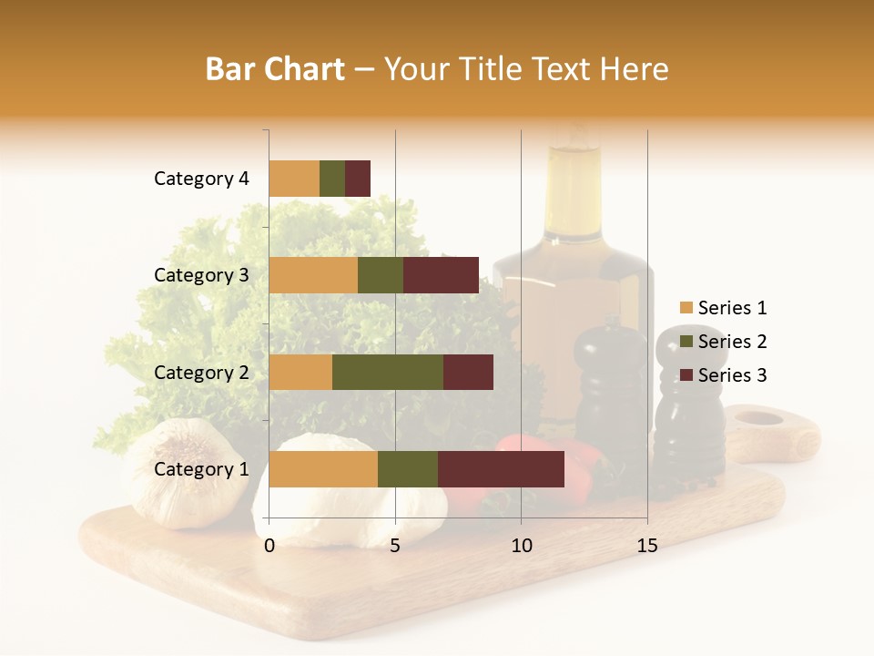 Garlic Diet Spice PowerPoint Template