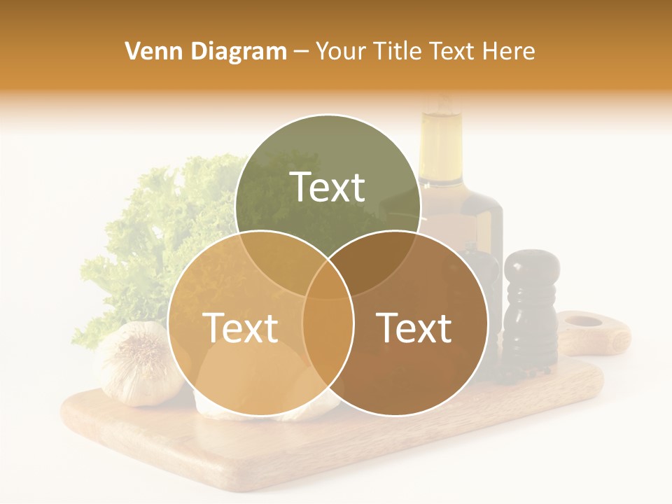 Garlic Diet Spice PowerPoint Template