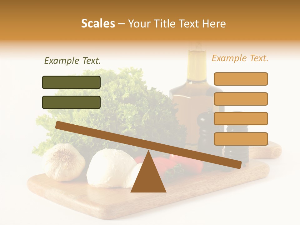 Garlic Diet Spice PowerPoint Template